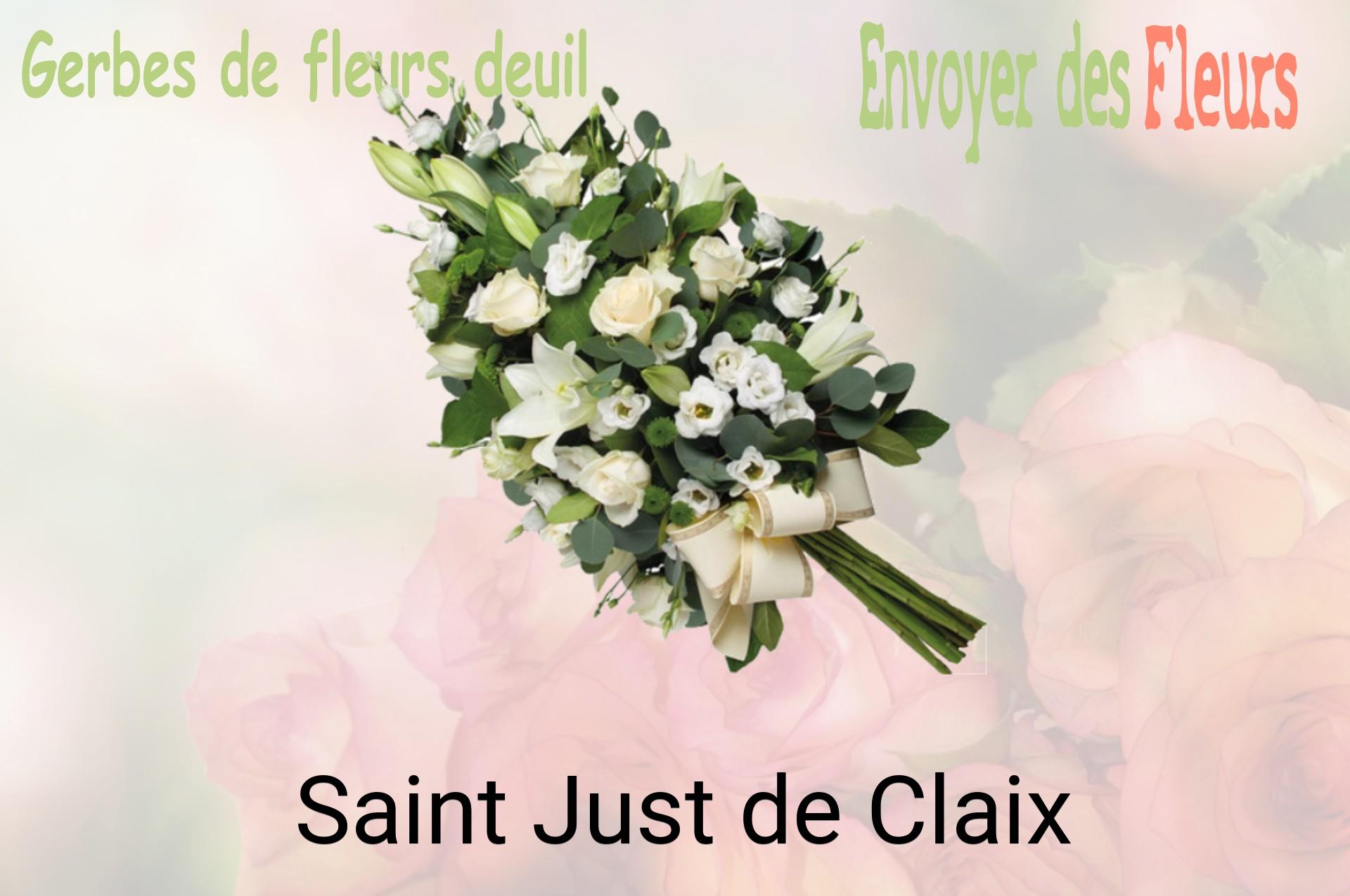 Gerbe de fleurs de deuil livrée à Saint-Just-de-Claix