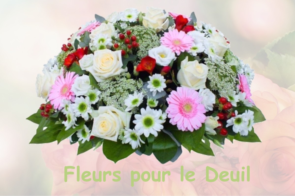 fleurs deuil SAINT-JUST-DE-CLAIX